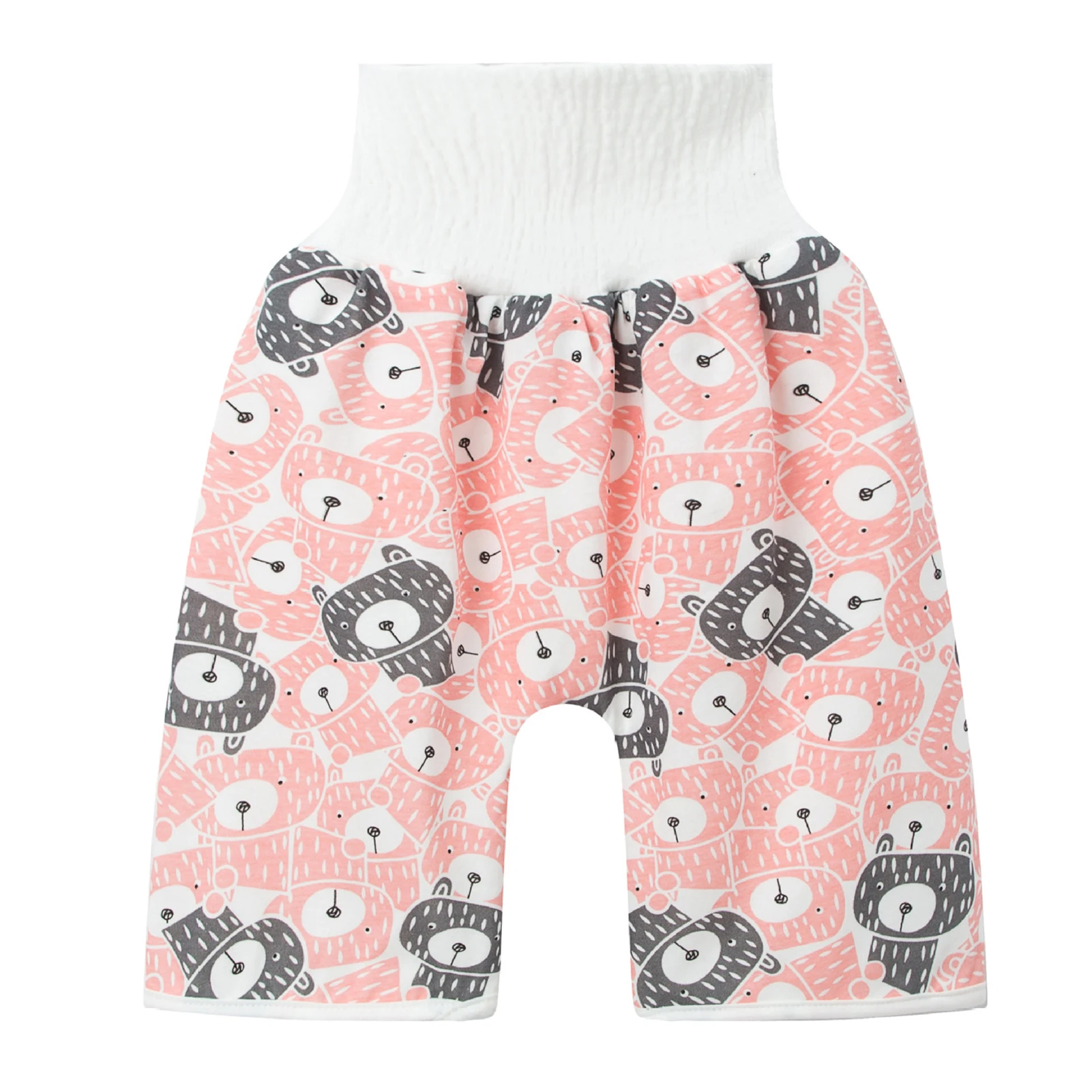 

Boys Girls Protect Belly Potty Training Pants Home Multifunction Clothes Bed Washable Breathable Cotton For Toddler Leakproof