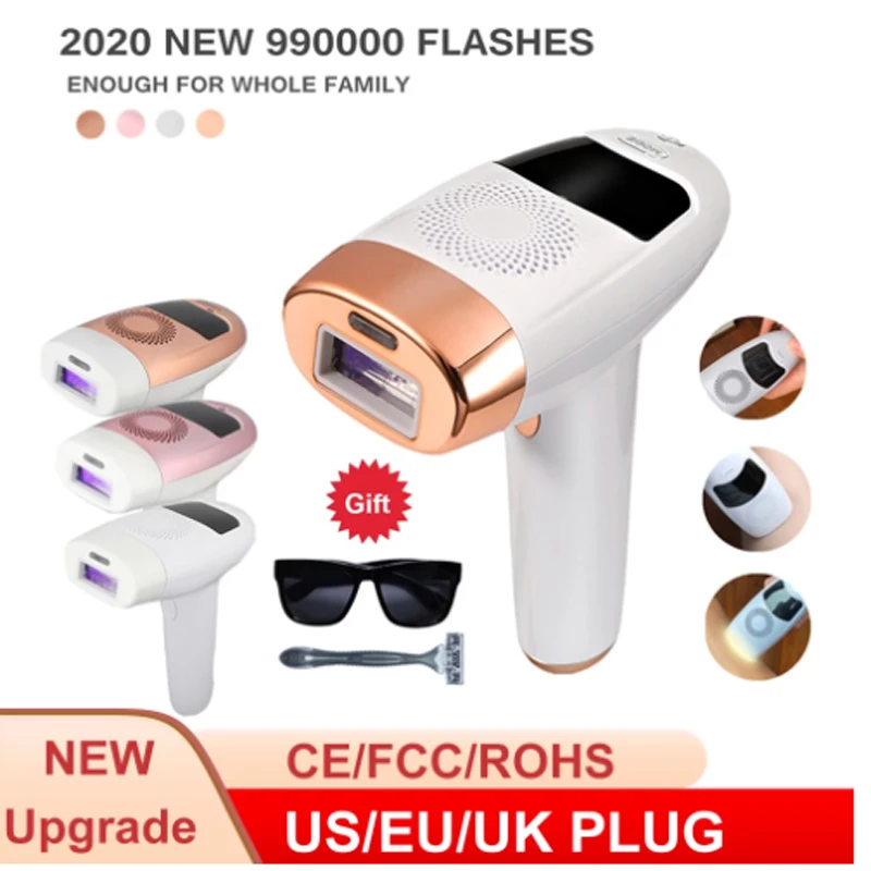 

900000 flash IPL Laser Depilator professional permanent LCD laser hair removal epilator women painless hair remover machine