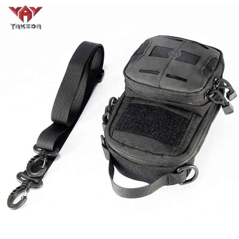 Yakeda Waterproof Outdoor Men Sport Outdoor Pack Combat Utility Belt Waist Sling Molle EDC Tactical Small Pouch Shoulder Bag