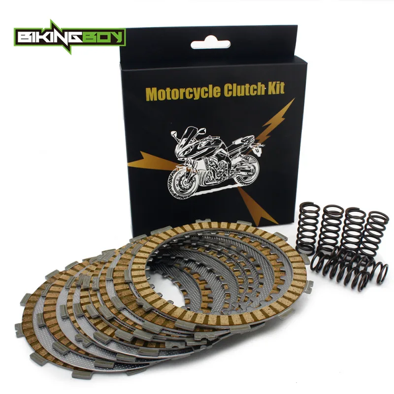 BIKINGBOY для Honda CRF450R CRF 450 R 8 фрикционные пластины сцепления+ 7 стальных разделителей+ 6 тяжелых пружин