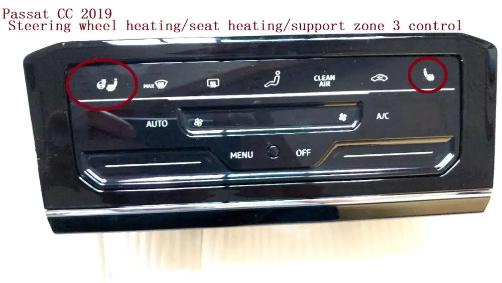 Панель кондиционера с сенсорным ЖК-дисплеем автоматический переключатель для V W