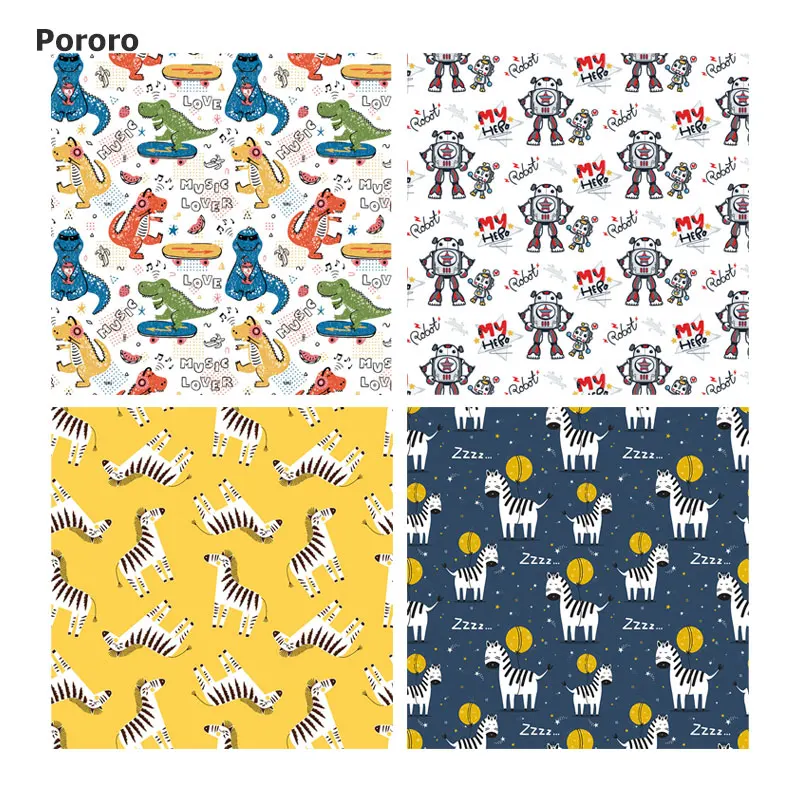 Pororo waterproof pul cloth diaper sewing fabric, breathable pul fabric for baby boy girl snack bag diaper bags selling by meter пазлы pororo пингвиненок pororo