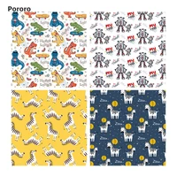 pororo waterproof pul cloth diaper sewing fabric breathable pul fabric for baby boy girl snack bag diaper bags selling by meter
