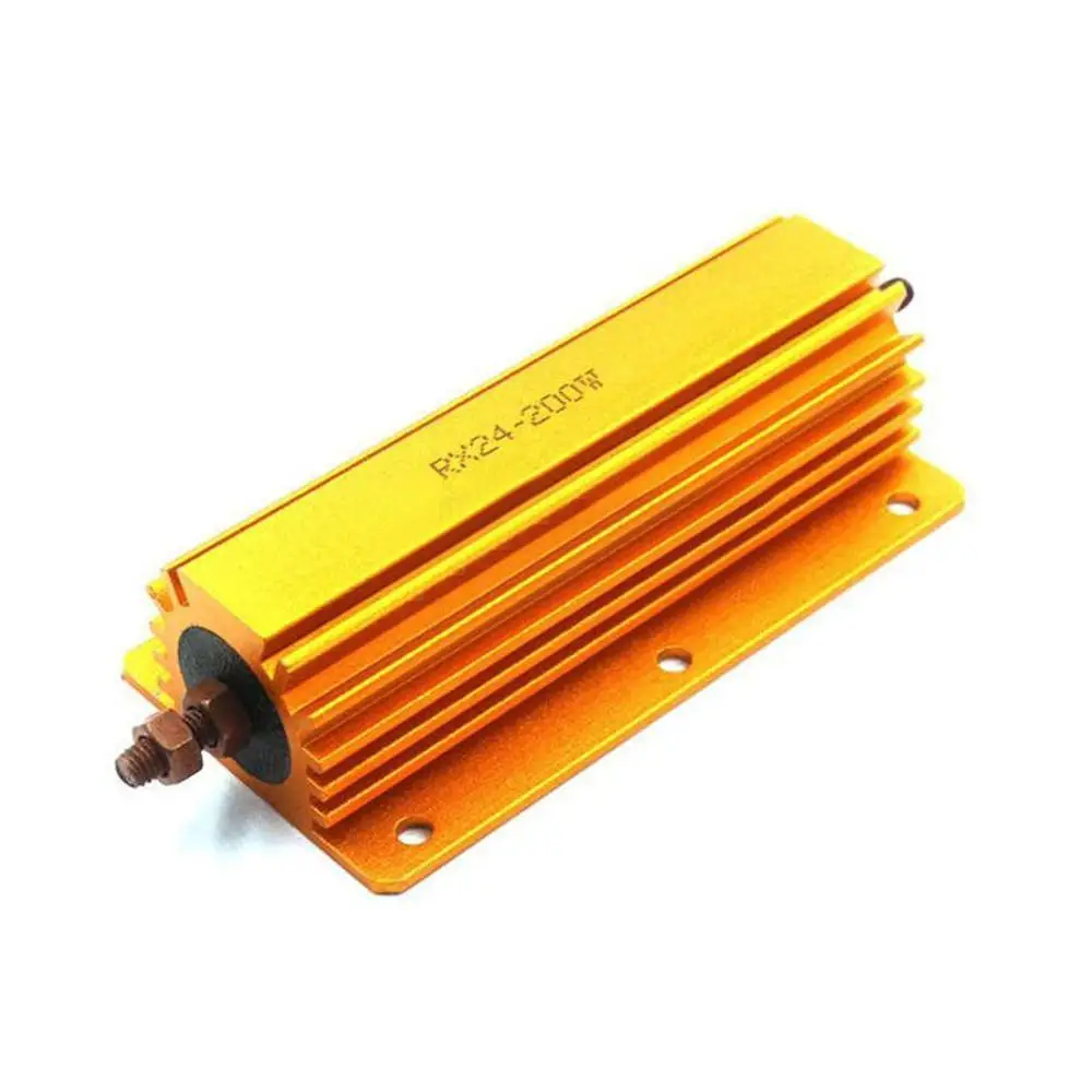 200 Вт мощный металлический резистор 1R 2R 4R 8R 10R 1ohm/2ohm/ 4ohm / 8ohm 10 ohm для лампового