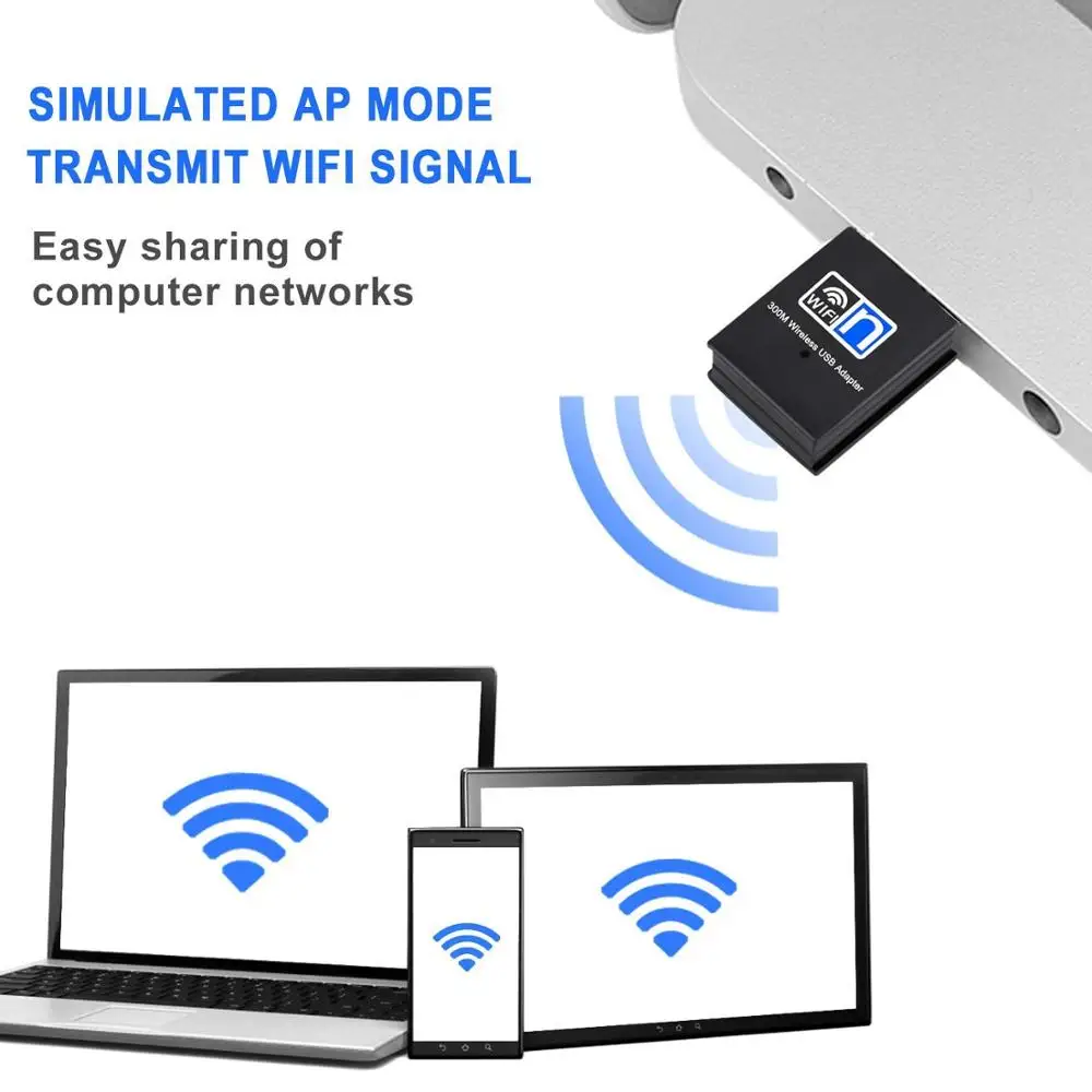 ZEXMTE 300 Мбит/с Wi-Fi сетевой адаптер ключ для ПК/настольного компьютера/ноутбука RTL8192 Chipest Мини Путешествия USB wifi ресивер Поддержка Mac OS X