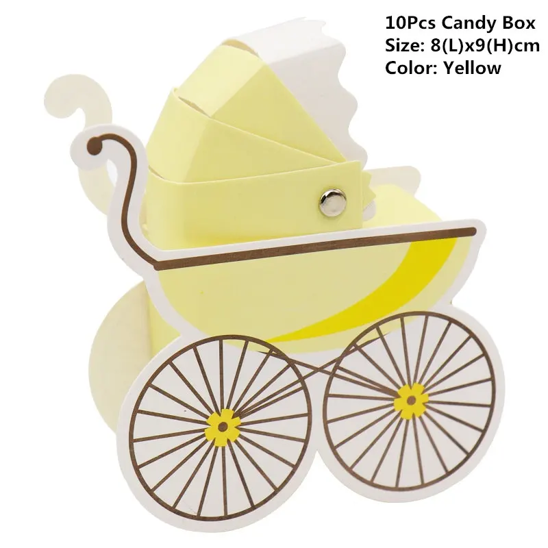 10 шт./лот коробки для конфет Baby Shower вечерние мультяшный мешок для подарков детские праздничные сувениры шоколадные конфеты мешок день рождения свадебное украшение - Цвет: 9
