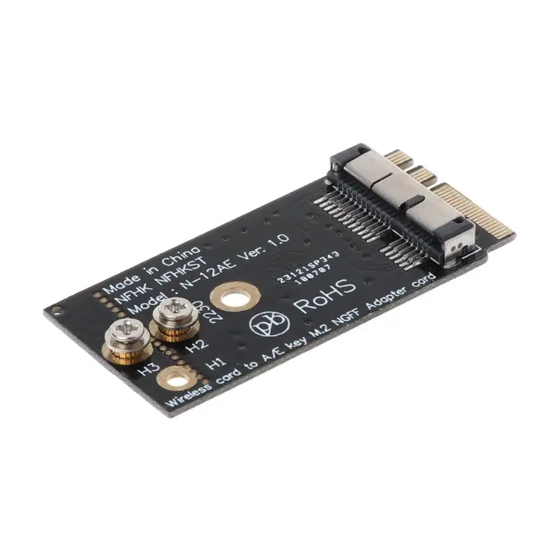 

BCM94360CS2 BCM943224PCIEBT2 A/E Key M.2 Adapter Card Module 12+6 Pin Wireless WIFI Speed