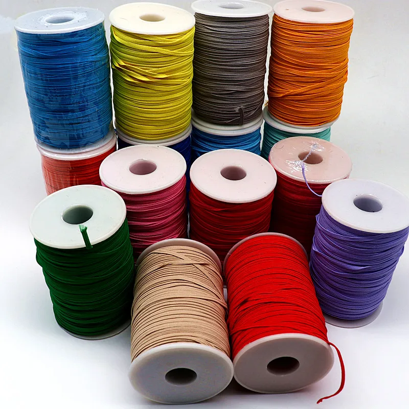 1 трубка 3 мм цветная эластичная лента нейлоновая силиконовая резиновая Бытовая