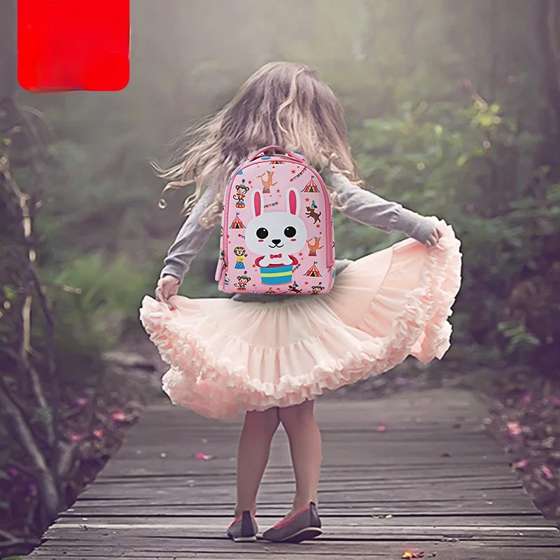 Children Backpack Toddler Kids School Bag Backpack for Baby Kids Cute School Bag Boy Girl Light Bag Rabbit Butterfly Lion Bag
