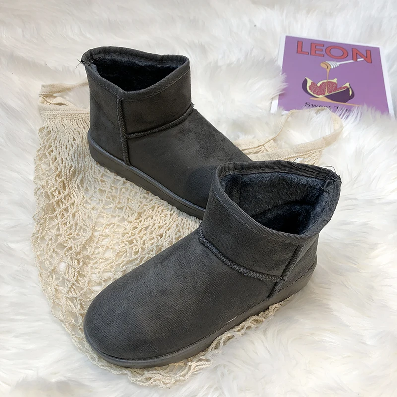 2019 на плюшевой подкладке Теплые ботики увеличить Non-slip Booies зимние ботинки женские