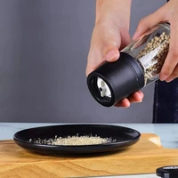 black pepper grinder household pepper manual glass grinding bottle sesame sea salt grinding bottle