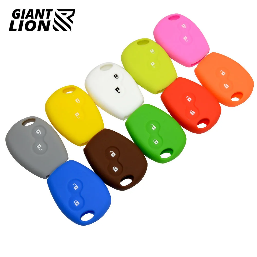 Силиконовый чехол для дистанционного ключа автомобиля Renault 2 кнопки Kangoo DACIA Scenic