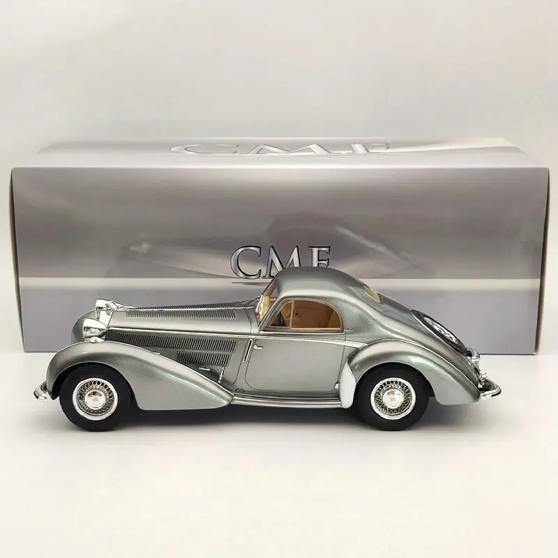 CMF 1:18 для H ~ rch 853 специальный купе от Erdmann & Rossi 1937 CMF18150 модели металлик-серого