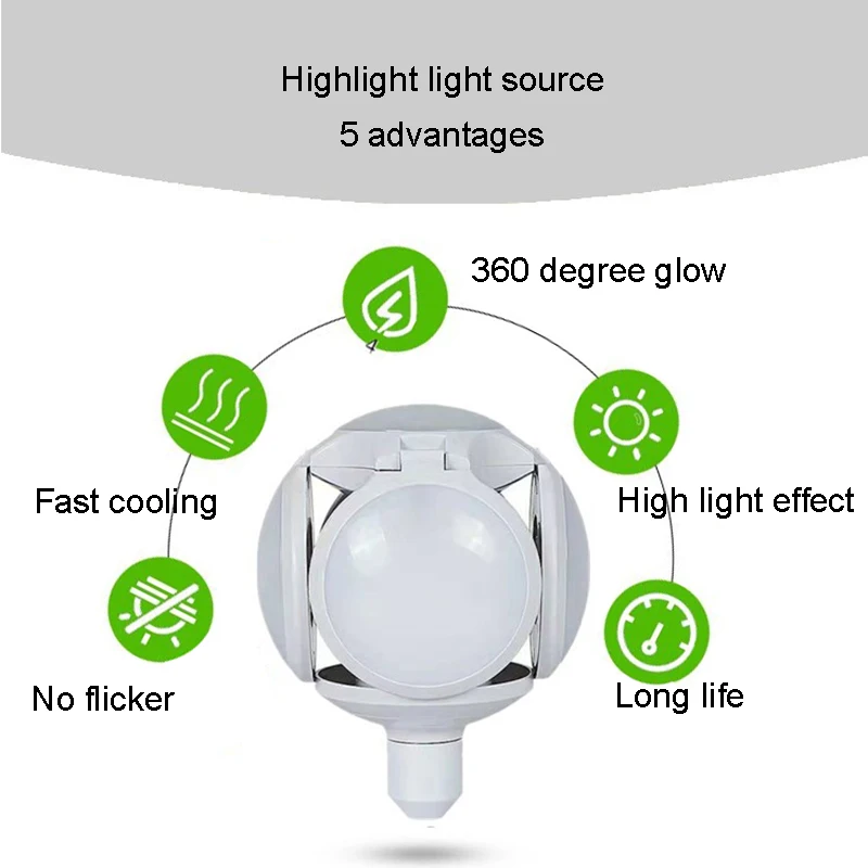 120 светодиодный складной деформационный футбольный светильник 110 265 в UFO 360