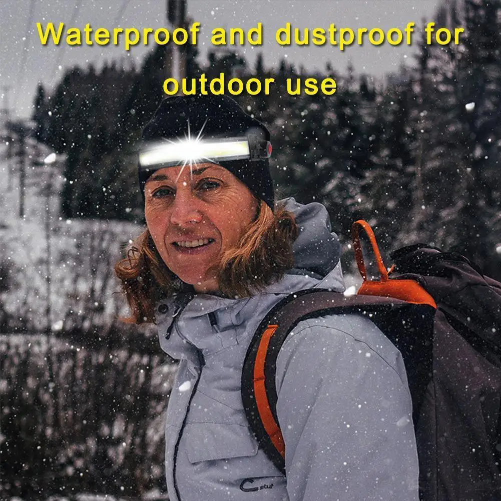 

Легкая Лампа с аккумулятором Usb, водонепроницаемая, для использования на открытом воздухе, для бега, походов, рыбалки, кемпинга, аксессуары ...