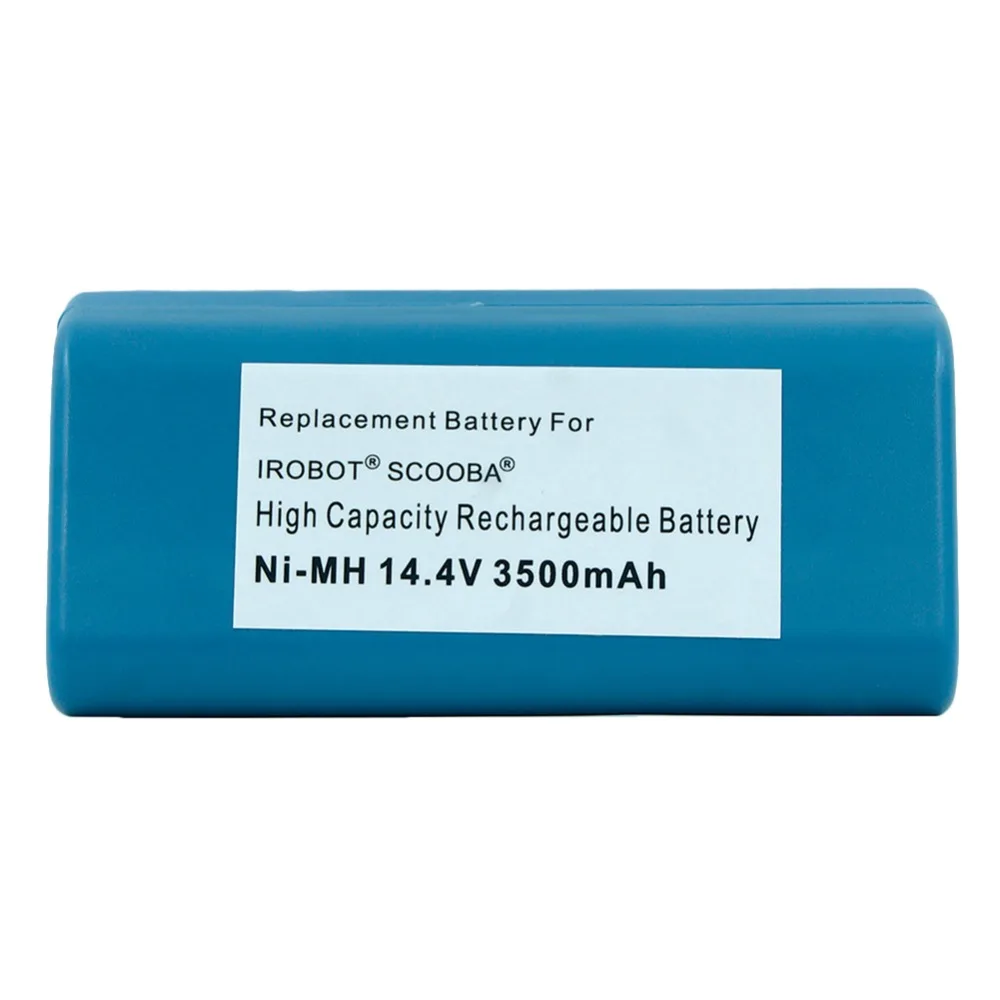 

Vacuum Cleaners Rechargeable Battery 14.4V 3500mAh Ni-MH for iRobot Scooba battery 330 350 380 390 34001 5900 5800 6000 Durable