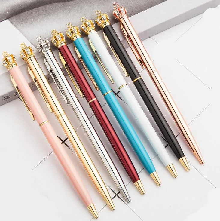 Новинка Шариковая ручка Роскошная большая шариковая с драгоценным камнем для