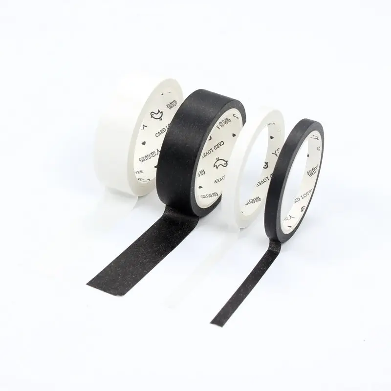 1 шт./компл. черно белая декоративная Васи лента самоклеящаяся Маскировочная