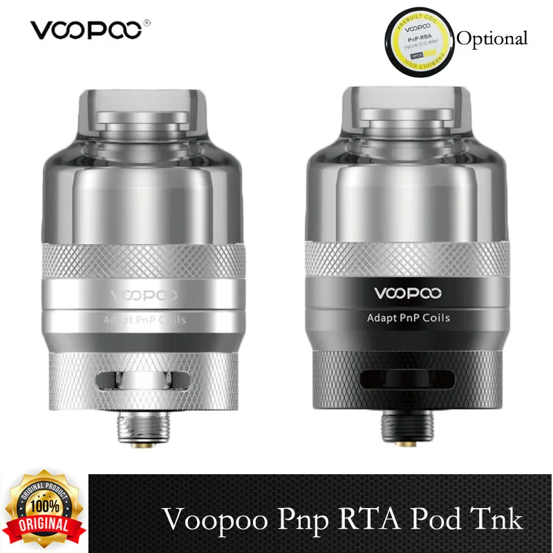 Картридж VOOPOO RTA POD 2 мл с одной катушкой 510 нитей|Атомайзеры электронных сигарет| |