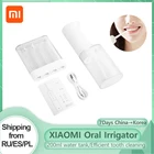 Электрический ирригатор для полости рта Xiaomi Mijia, водостойкий IPX7 200 мл, зубочистка, Стоматологический Ирригатор