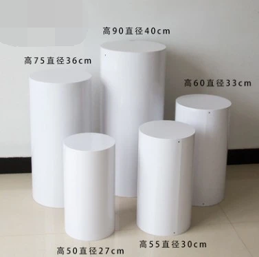 5pcs per lot Свадебные фоны цилиндр круглая колонна большой железный арки для вечерние сцены цветок десертный стол высокий торт стенд столб Держатели - Цвет: 5pcs per lot