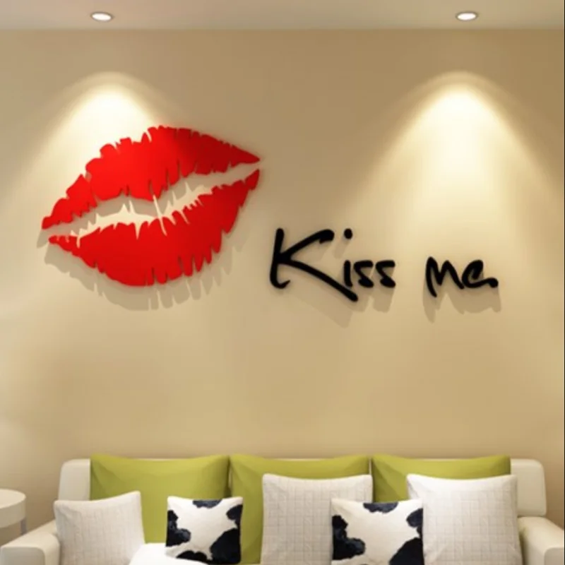 Пара Спальня наклейка на стену романтический Наклейки стены диван фон украшение