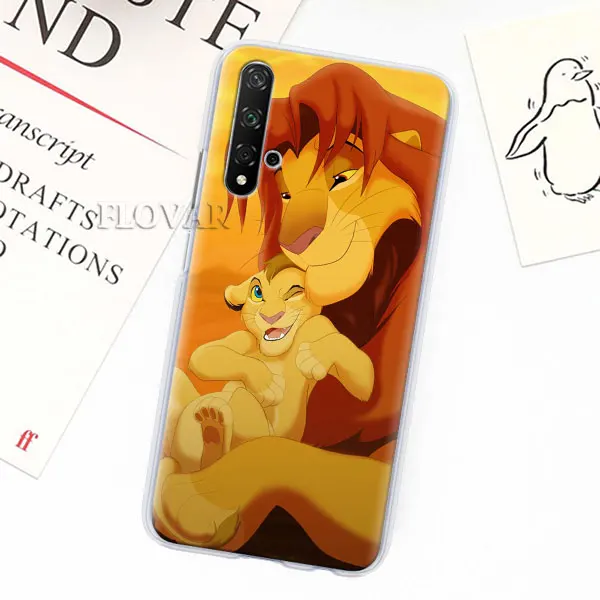 013 Чехлы для телефонов Lion King Simba для huawei Y5 Y6 Y7 Y9 Honor 20 Lite 8X 9X Pro View 20 жесткий чехол - Цвет: 013