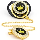 Детская соска Bling, персонализированная, лидер продаж, соска-пустышка для взрослых, пустышка-пустышка, соска, Товары для малышей, индивидуальный дизайн