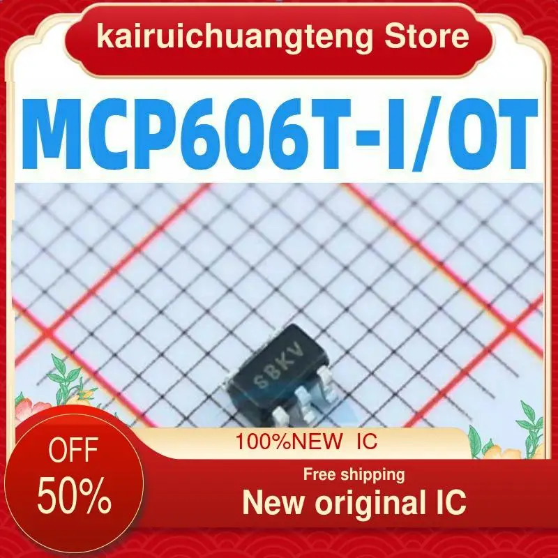 

10 шт MCP606T-I/OT SOT-23-5 2,5 V-5,5 V новый оригинальный IC