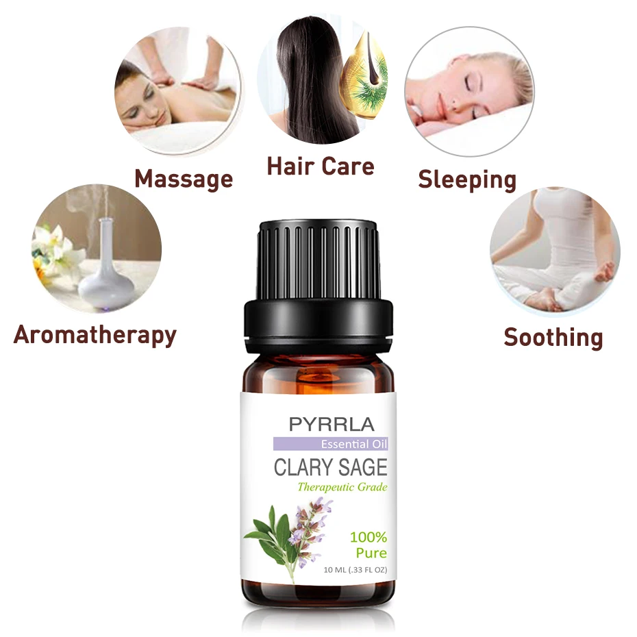 Pyrrla 10 мл имбирь чистые эфирные масла Уход за волосами очищающий воздух для