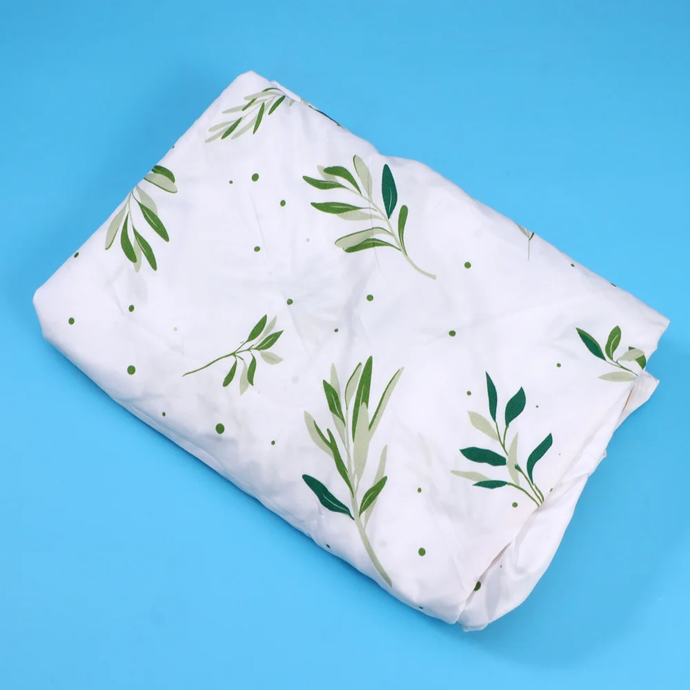 

Dust-proof Bed Cover Bed Pleated Shirt Branches Leaf Printed Bed Shirt Practical Bed Pleated Skirt Creative Bed Sheet for Home H