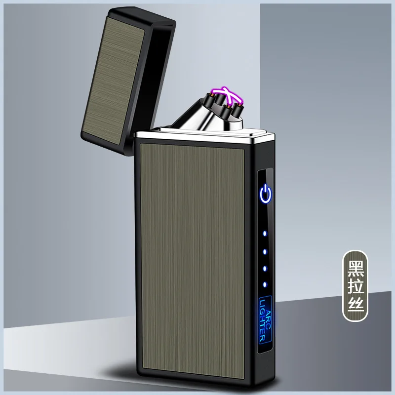 Пластиковая электрическая зажигалка с двойной дугой и защитой от ветра | Дом сад