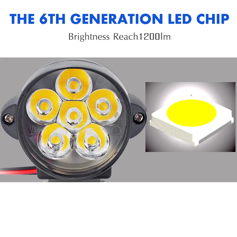 Nanoshine Универсальный мотоцикл светодиодные фары туман spotlight Лампа скутеры DRL