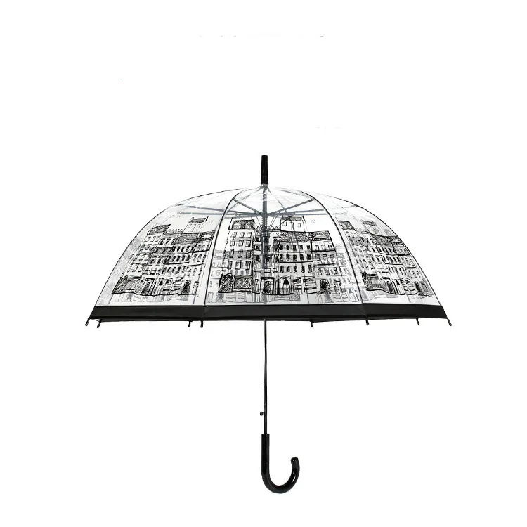 Прозрачный Зонт Автоматический детский зонтик Paraguas Guarda Chuva Parapluie Ombrello Sombrilla