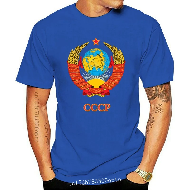 

New 2021 Summer T Shirt USSR Soviet Union Retro designe Russia Moscow
