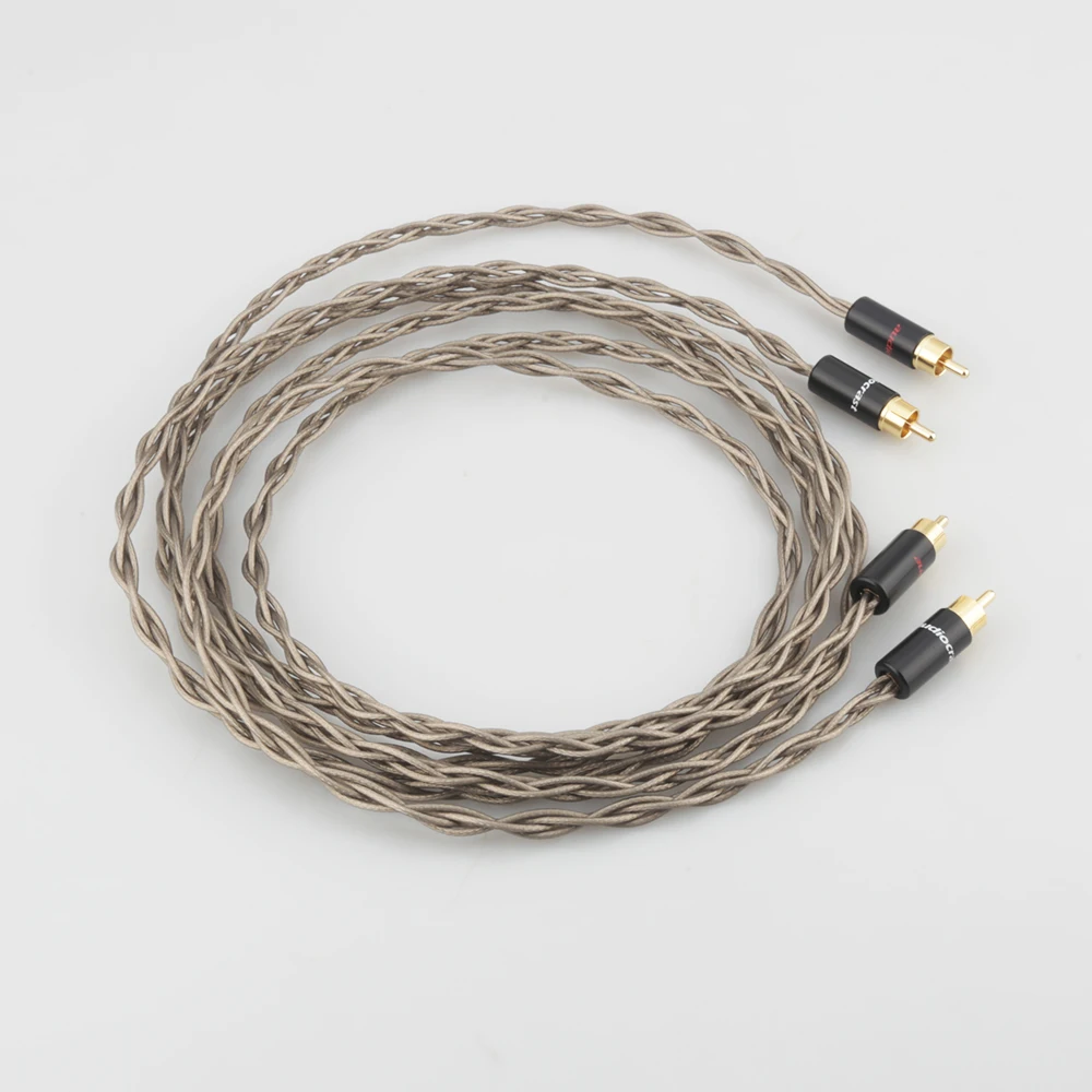 HI End Odin посеребренный сигнальный кабель RCA соединительный аудио аналоговый phono