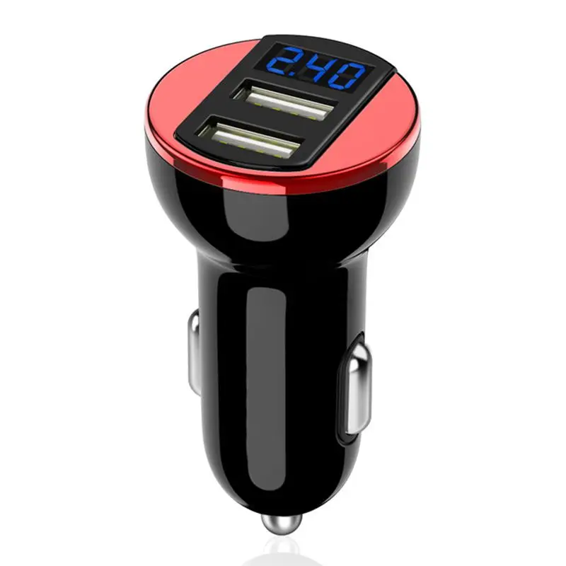 Автомобильное зарядное устройство с двумя usb портами для Xiaomi 5V/2.4A автомобильное