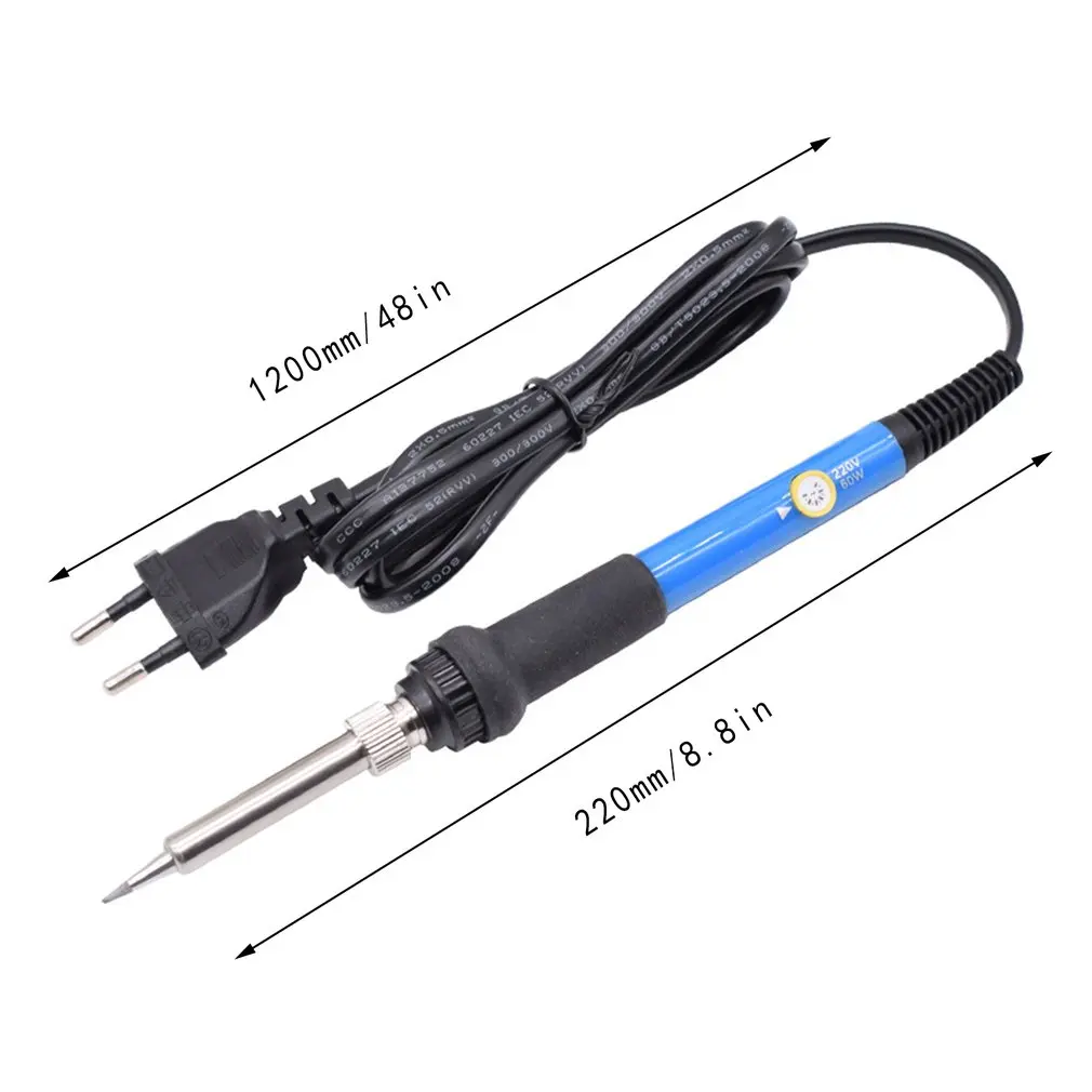 Паяльник с регулируемой температурой Us 110V нейтральный Регулируемый паяльник