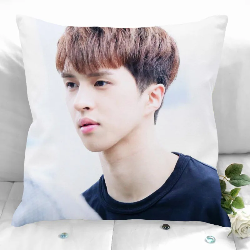 

Ken VIXX Pillow Cover Bedroom Home Office Decorative Pillowcase Square Zipper Pillow Cases Satin Soft
