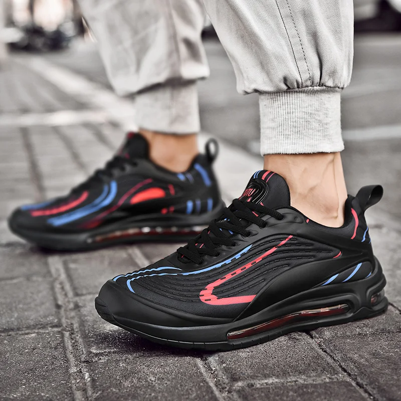 Новинка сезон весна-лето легкие кроссовки на воздушной подушке Мужская обувь