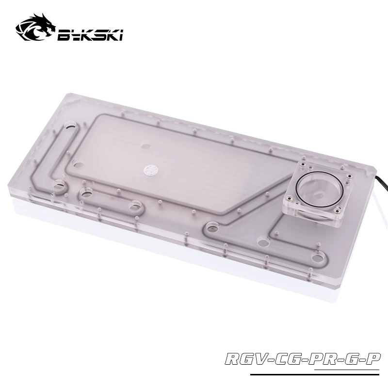 BYKSKI акриловый бак использовать для COUGAR Panzer-G компьютерный корпус/3PIN 5 V D-RGB/Combo DDC насос крутой водный канал решение