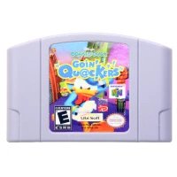 Duck-Goin Quackers 64 бит карточная игра Action-Adventure игры 1 видео игровая консоль карты Английская литература американской версии для nintendo - Цвет: Duck-Goin Quackers