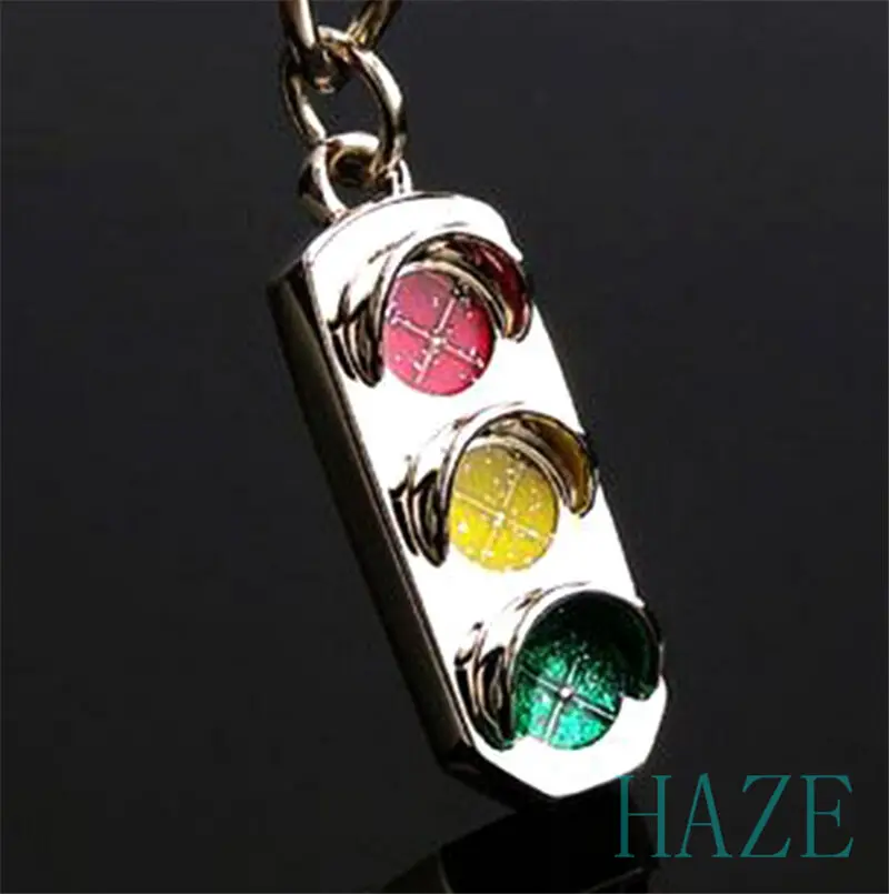 Милый мини светильник для дорожного движения брелок автомобильных ключей