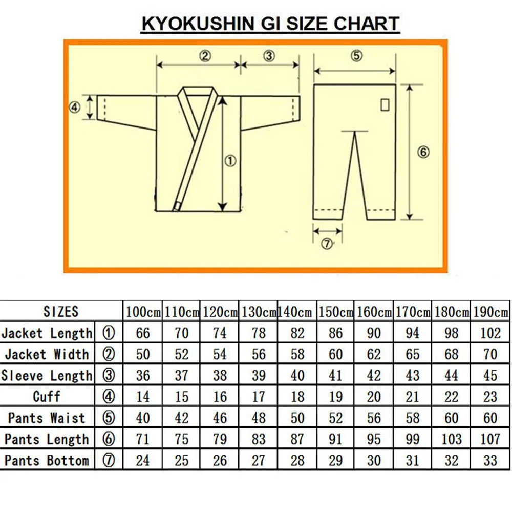 

New Product Kyokushinkai Dobok 12oz 100% Cotton dogiCanvas Karate Uniform Kimono Gi Cloth For Kids Adult,Free White Belt