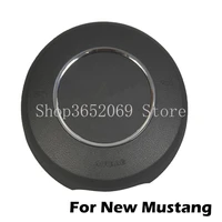 for ford new mustang 2015 2019 steering wheel horn cover center speaker panel chrome emblem car accessory oem replacement part