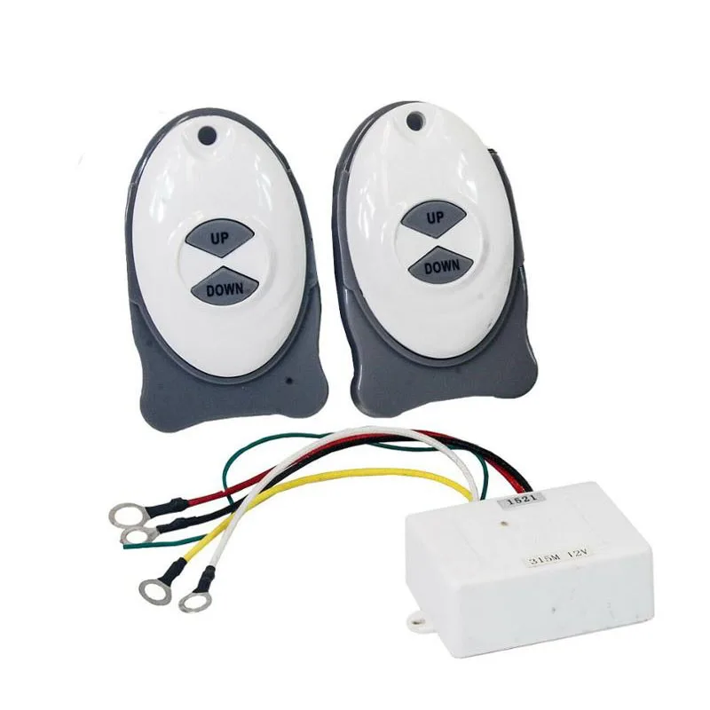 

One Pair Anchor Remote Windlass Wireless Double Open Switch Boat Sail Trim Controller Boston Whaler