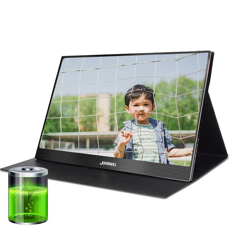

Portable Monitor 15.6 Inch Battery Touch Panel Screen Display Compatible Computer Touch Monitor for PS4 xbox series raspberry