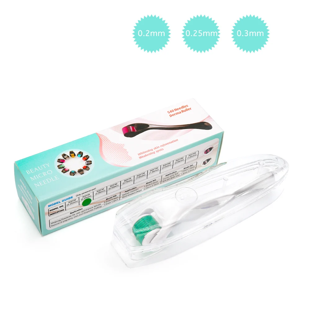 DRS 540 Derma Roller Micro титановые иглы eedle Mezoroller машинка для лечения лица Уход за кожей