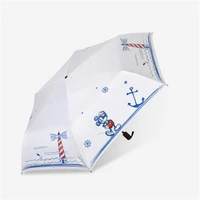disney mickey mouse girls umbrella folding three fold umbrella anti ultraviolet sun umbrella women kids umbrella birthdaty gift