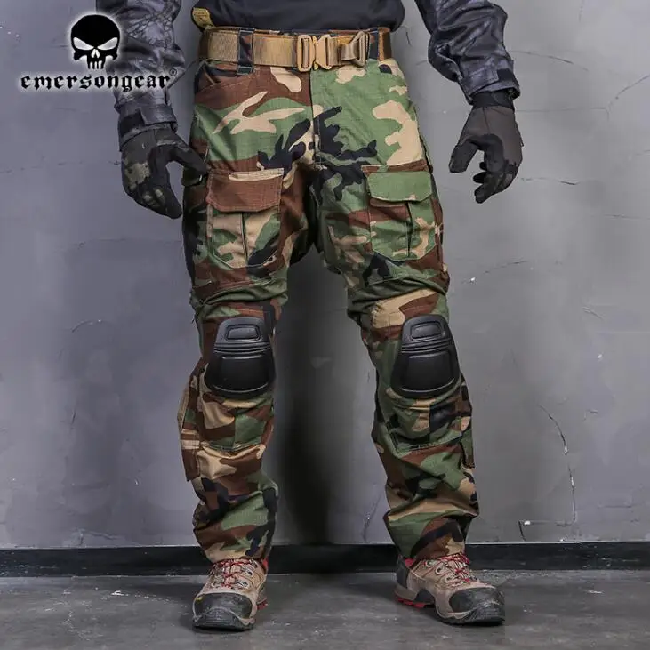 Emersongea тактические G3 Брюки Combat Gen3 BDUTrousers армейские военные страйкбол Пейнтбол Охотничьи грузовые мужские брюки - Цвет: EM9351WL